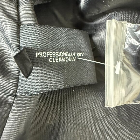 Guess Womens NWT Wool Blend Peacoat Jacket Size Medium Charcoal Double-Breasted - Picture 9 of 13